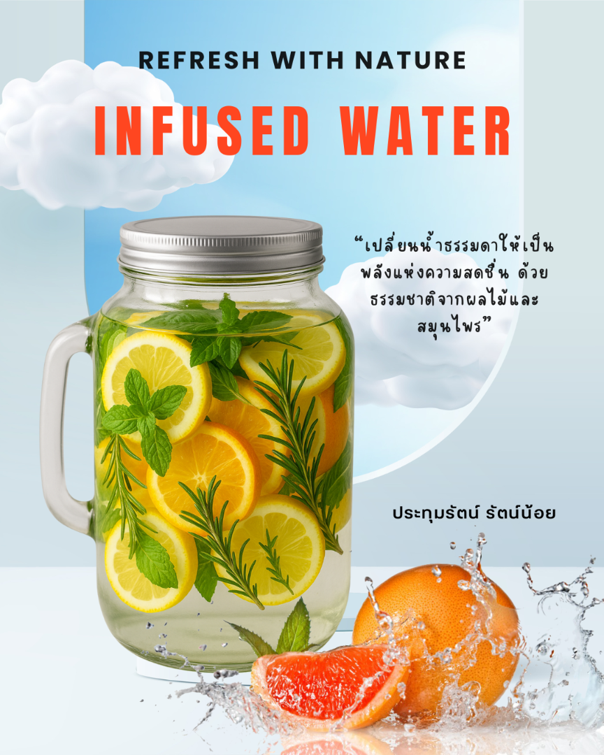 Infused water: Refresh with nature